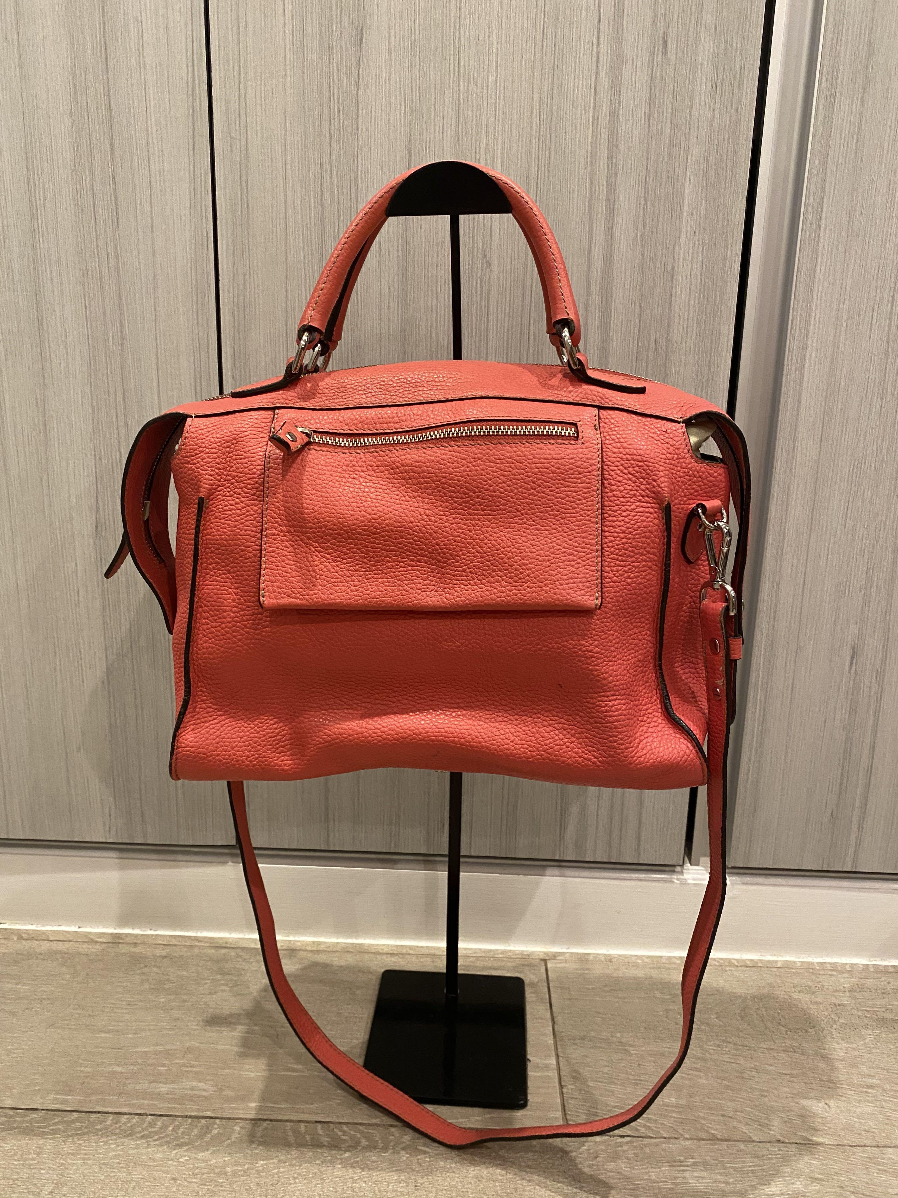 Pink Fino Leather bag (Category: Luxury Bags & Wallets) located in Pasig City. Submitted by closetqueen8888 (Listing ID 1104429419, Image 1). Description: Pink Fino leather bag with long strap Genuine leather Pre loved Price: 8k + SF.