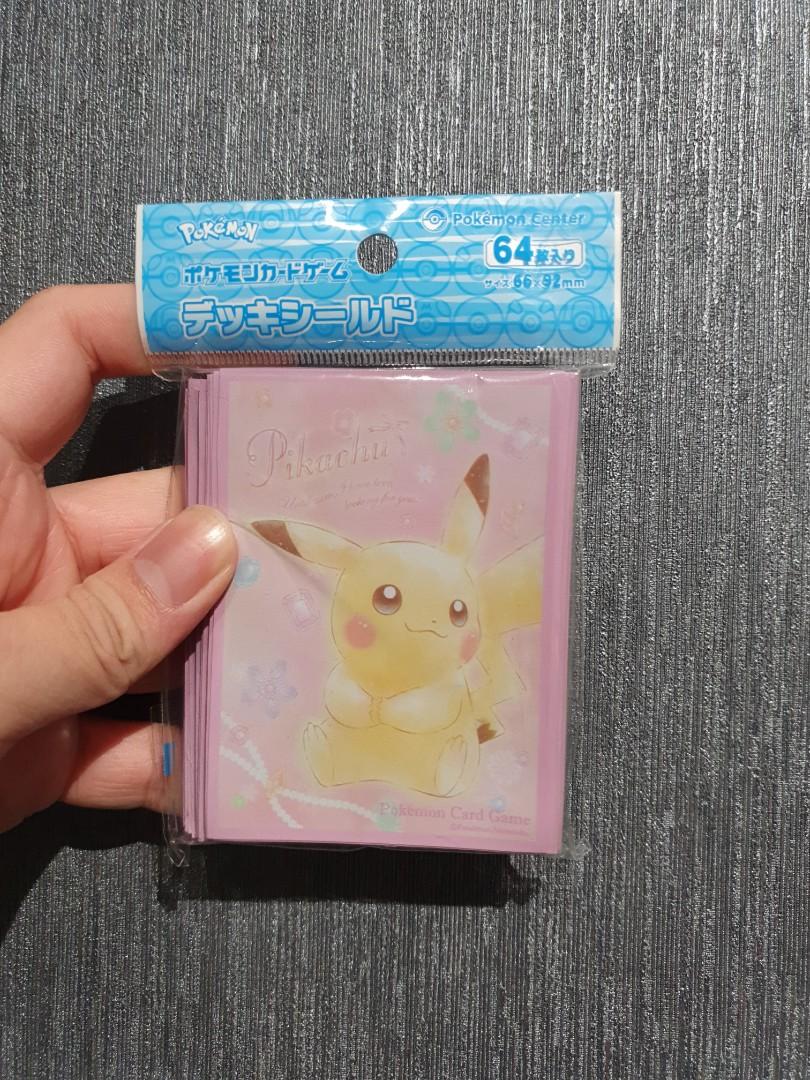 Japanese Pokemon Pikachu Jewel Deck Case & 64 Sleeves sealed 