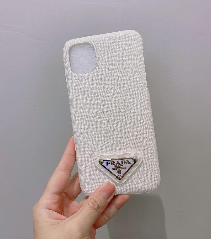 Prada leather iPhone 11 Pro Max case, Mobile Phones & Gadgets, Mobile &  Gadget Accessories, Cases & Sleeves on Carousell