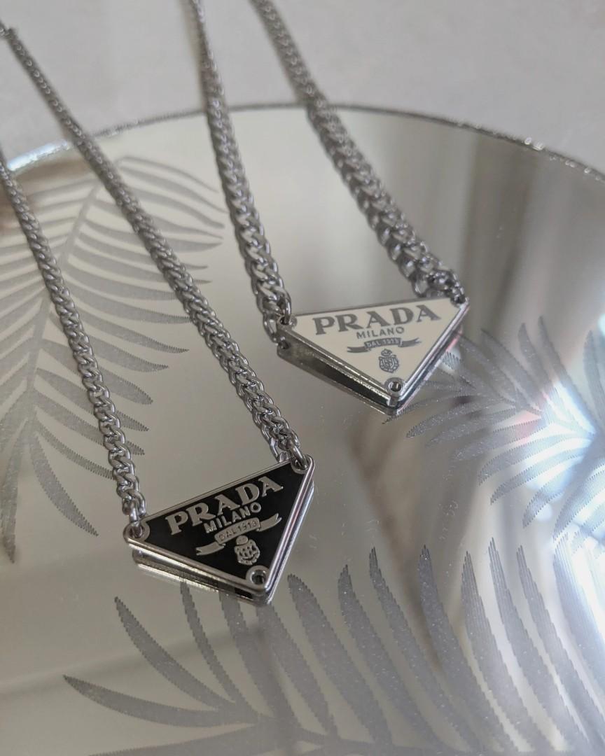 Prada hot sale reworked necklace