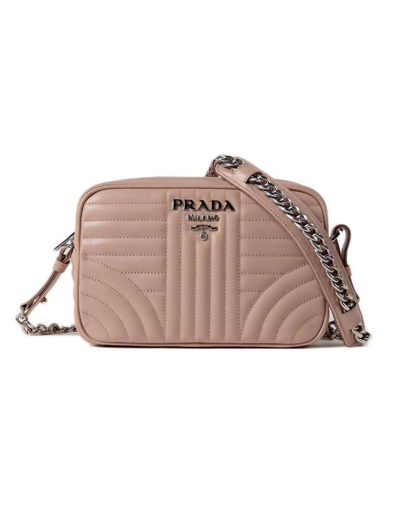 Prada soft calf impunture shoulder bag clearance