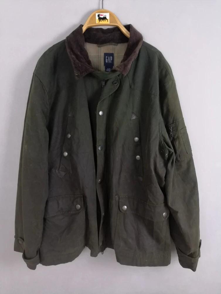 Gap waxed hotsell military jacket