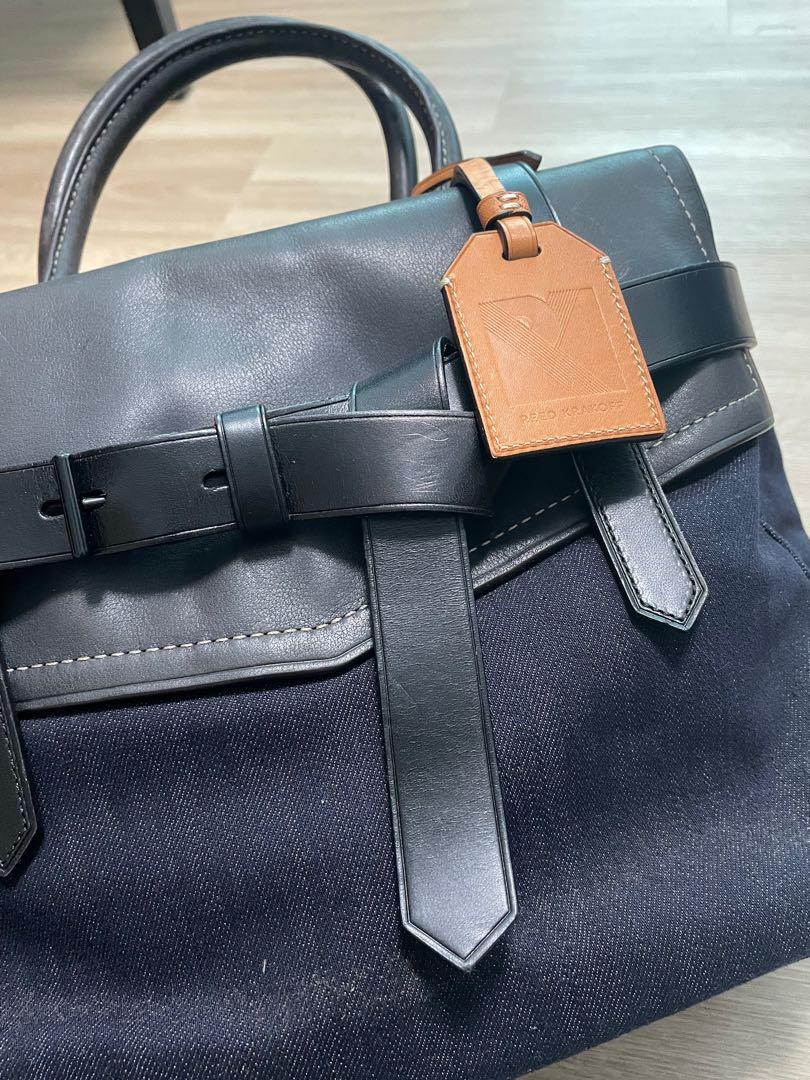 Reed Krakoff boxer bag denim and leather Women s Fashion Bags