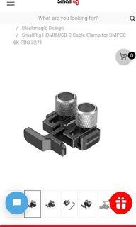 SmallRig HDMI&USB-C Cable Clamp for BMPCC 6K PRO

Small rig