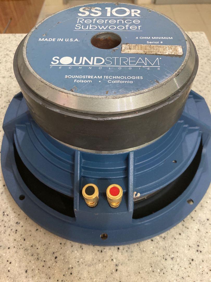 Soundstream SS10R reference car subwoofer, Audio, Soundbars, Speakers ...