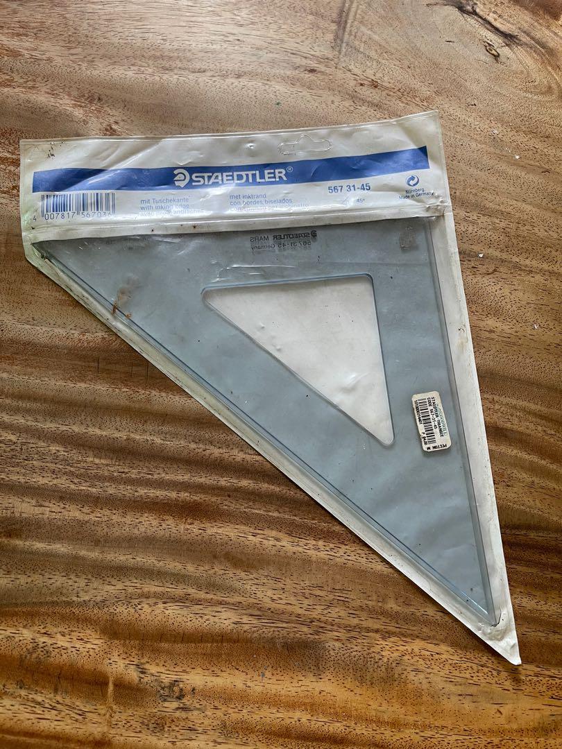 Staedtler Triangle Ruler School Suppies, Hobbies & Toys, Stationary