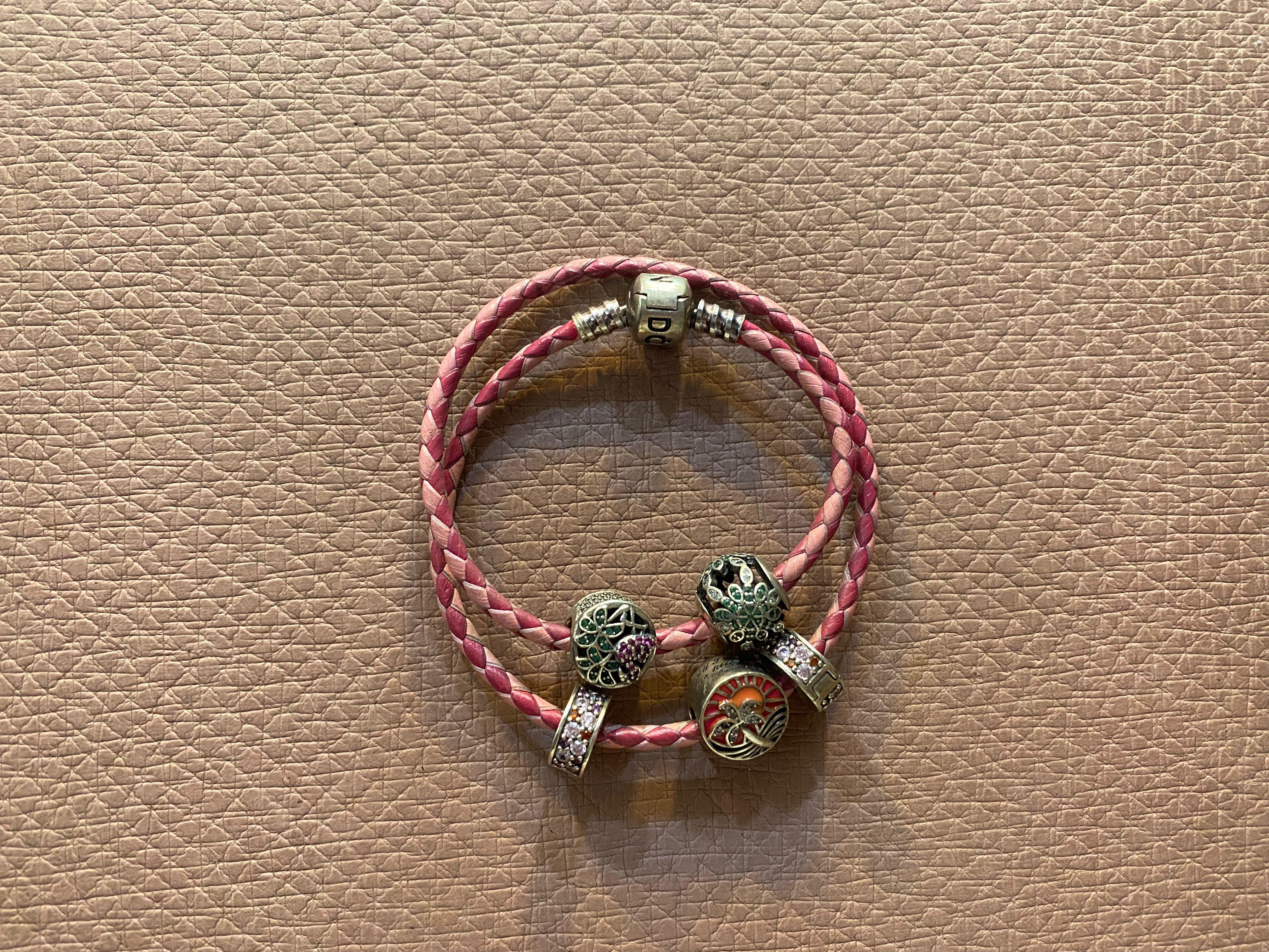 Sterling Silver Leather Bracelet (Category: Bracelets) located in Malolos. Submitted by keepitluxe (Listing ID 1104433548, Image 1). Description: .