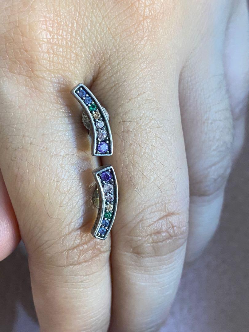 Sterling Silver Rainbow Earrings (Category: Earrings) located in Malolos. Submitted by keepitluxe (Listing ID 1104434043, Image 1). Description: .