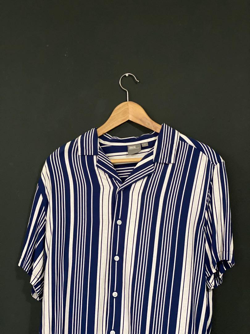 Striped Top from Asos, Men's Fashion, Tops u0026 Sets, Tshirts u0026 Polo Shirts on  Carousell
