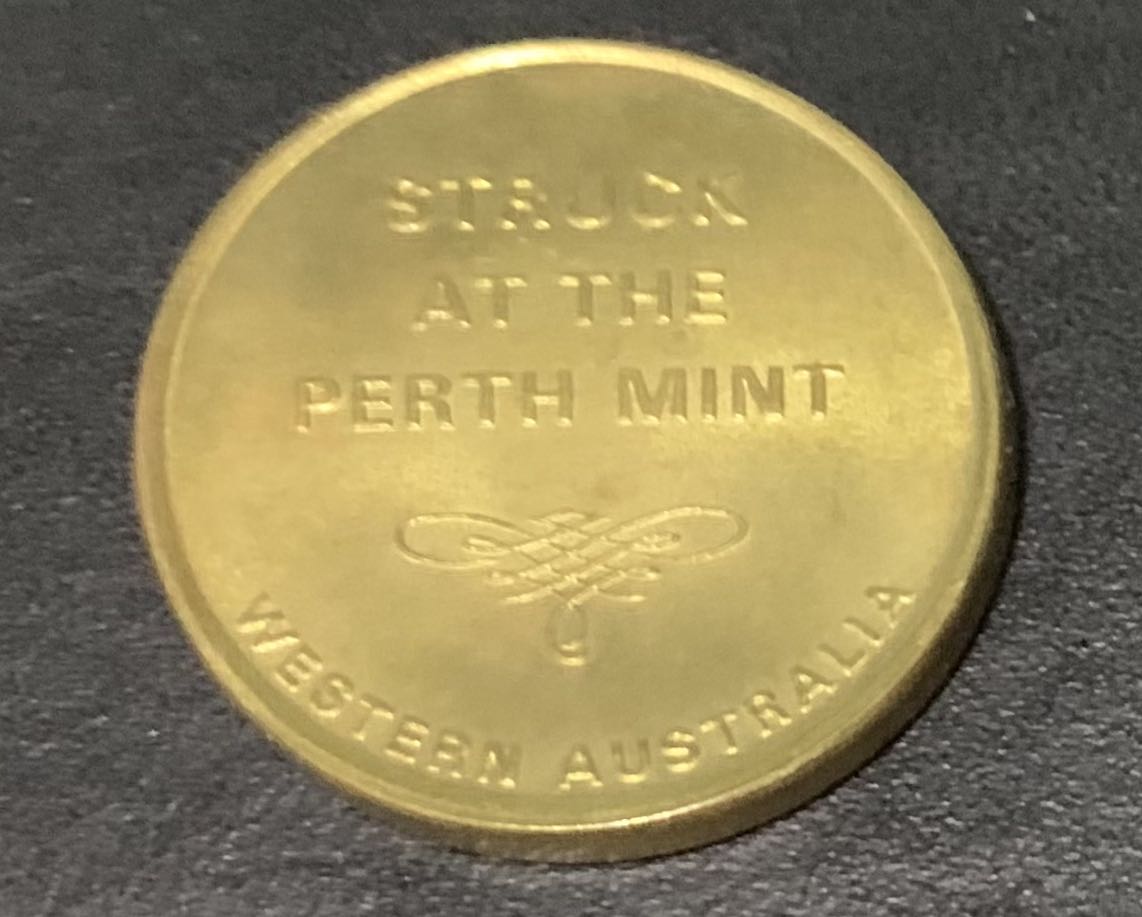Struck at the Perth Mint coin, Hobbies & Toys, Memorabilia