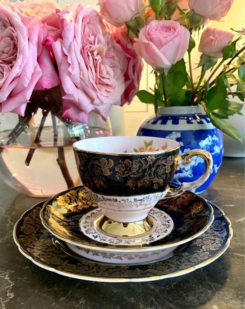Tuscan china tea online set