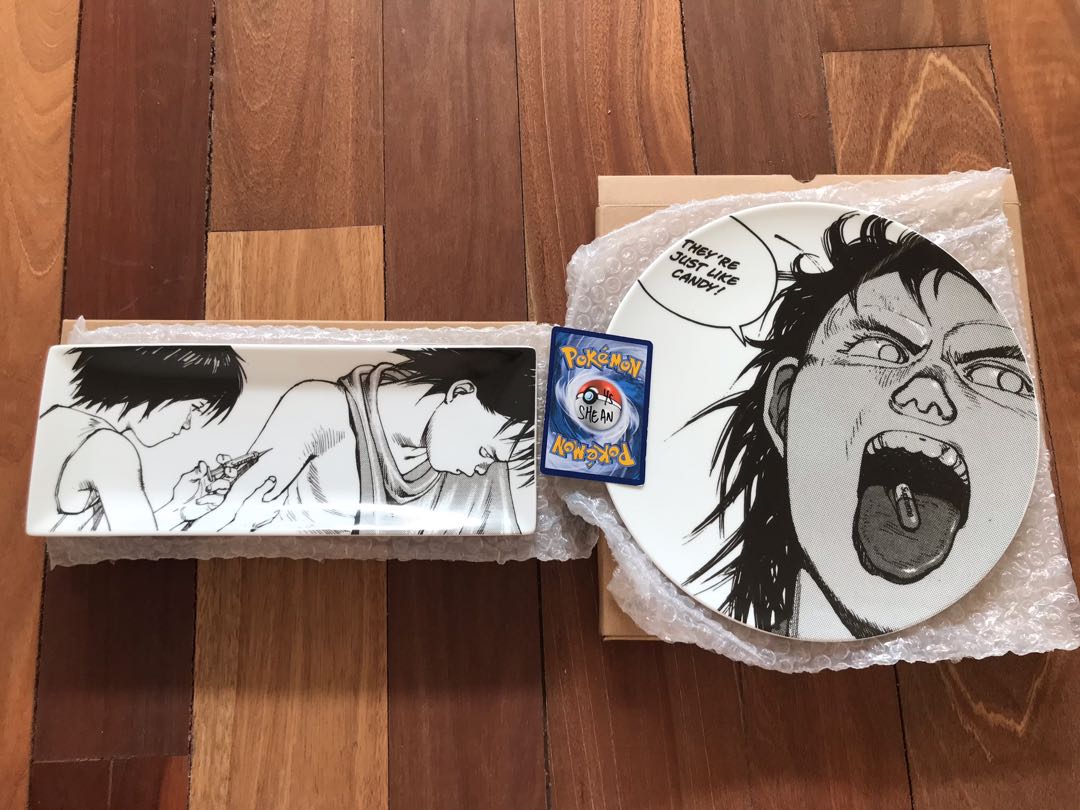 Supreme x Akira Ceramic Tray & Plate, Hobbies & Toys, Collectibles