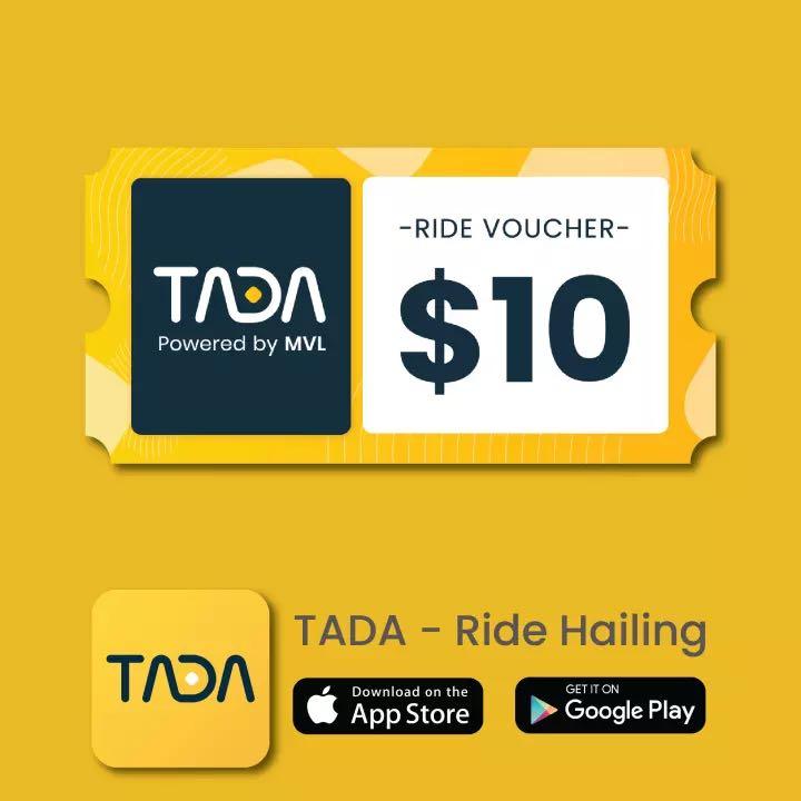[UPDATED 2 Mar 2022] TADA Ride Promo Code/Voucher, Tickets & Vouchers
