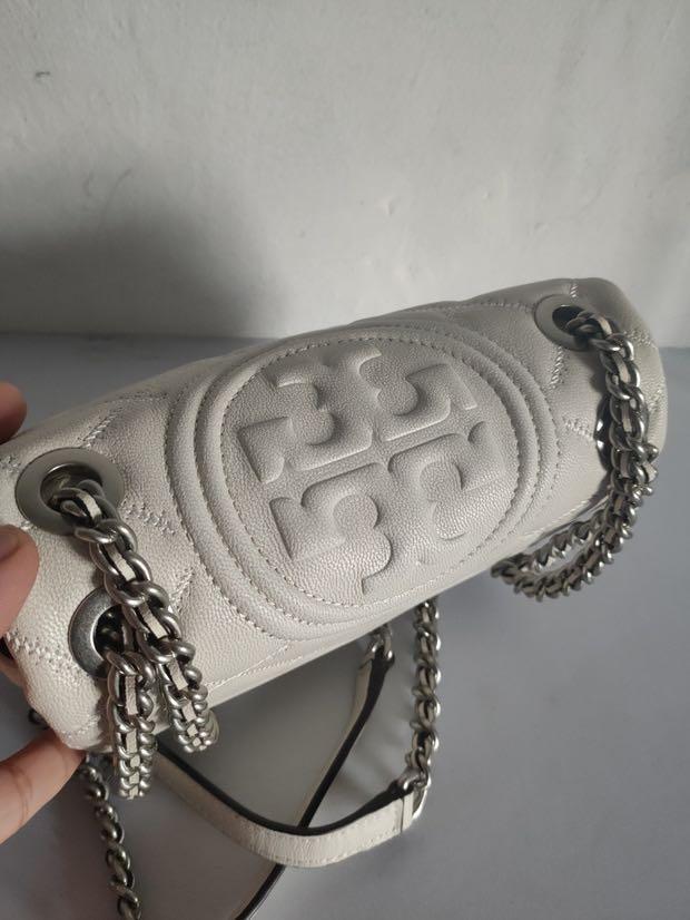 Tory Burch Fleming Soft Distressed Convertible Shoulder Bag Cream, Women's  Fashion, Bags & Wallets, Purses & Pouches on Carousell