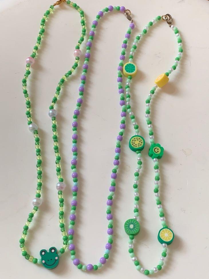 Trendy beads necklace outlet