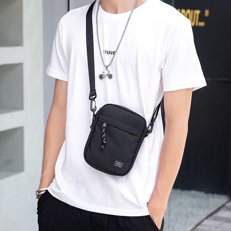 Amazon.com | Seoky Rop Mens Sling Bag Small Genuine Leather Chest Shoulder  Bags Travel Crossbody Casual Daypack Black | Casual Daypacks