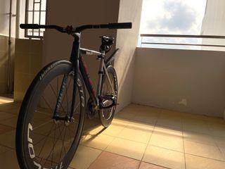 Trevon carbon pista wheelset 700c