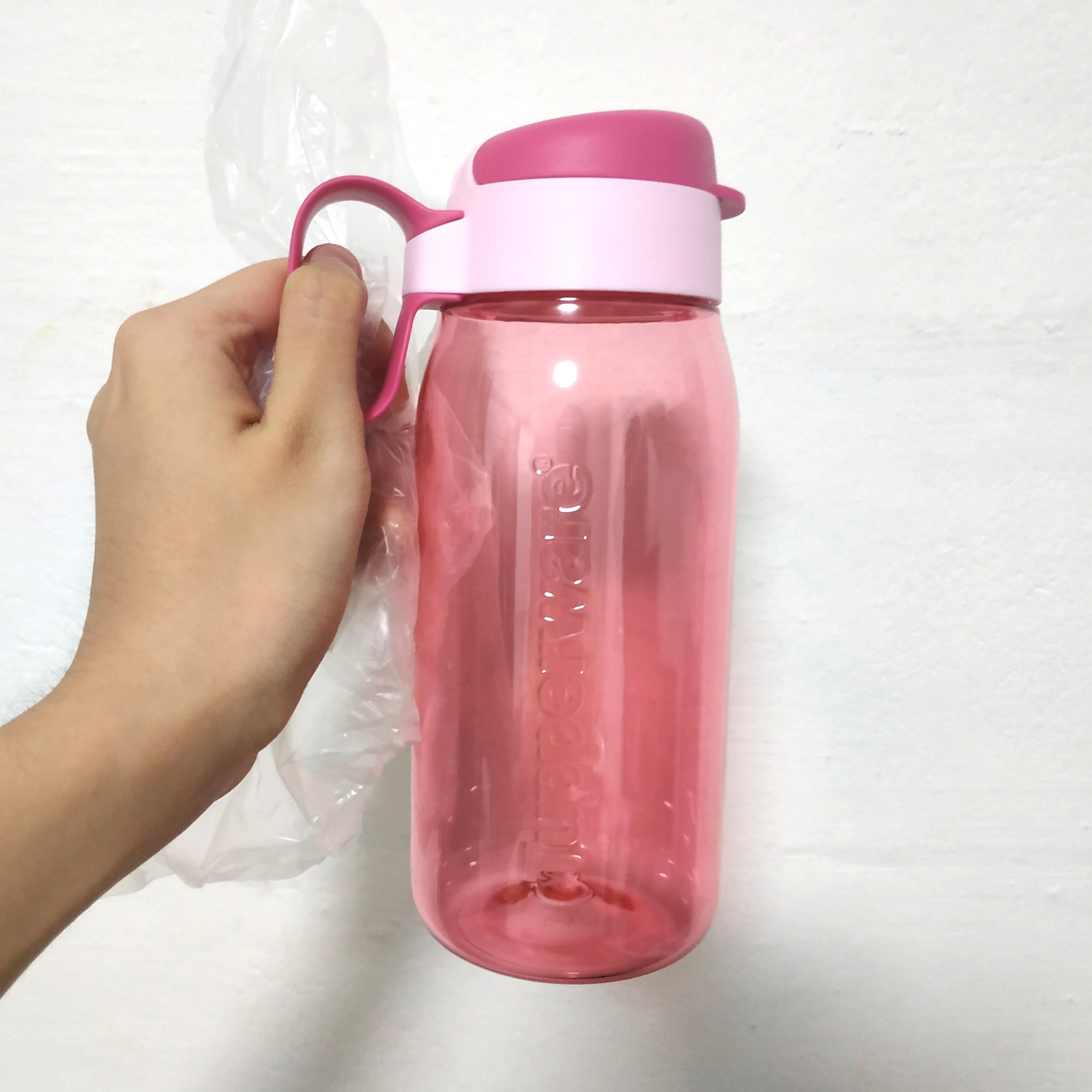 Tupperware 550 ml H2Go Flip Top Cap Water Bottle Tumbler with Handle