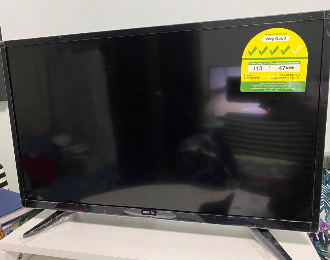 Philips LED TV Computer Monitor 24”, TV & Home Appliances, TV