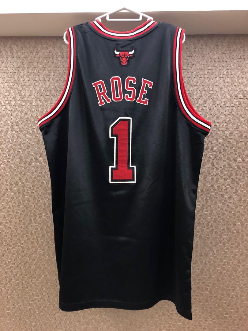 Derrick rose black jersey authentic new arrivals