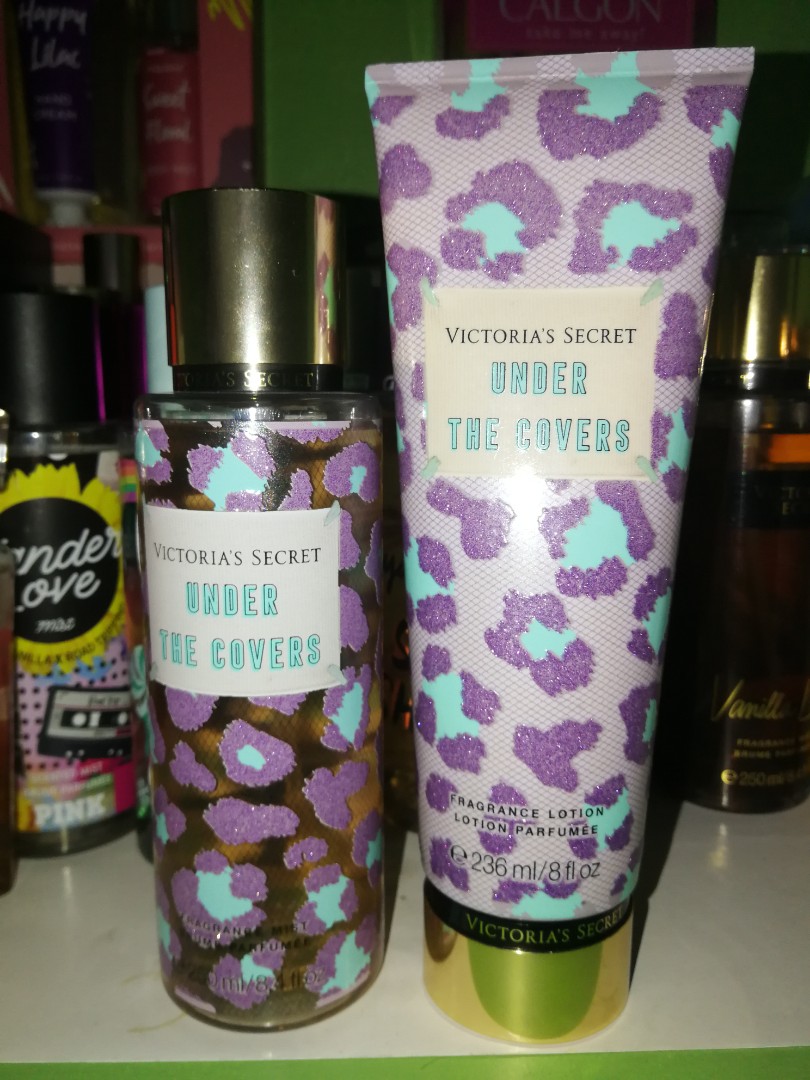Victoria secret under shop the covers lotion