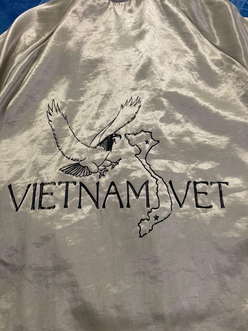 Vintage Auburn Sportswear Vietnam Vet nylon jacket Men s Fashion
