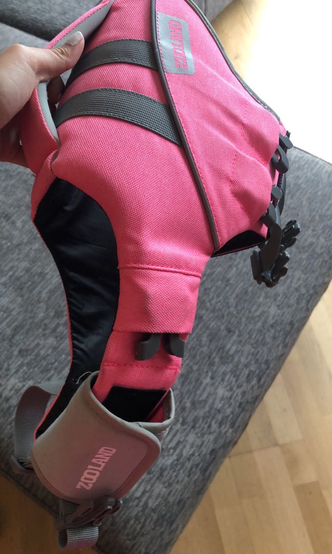 Zooland Life Jacket Pink, 寵物用品, 寵物家品及其他 Carousell
