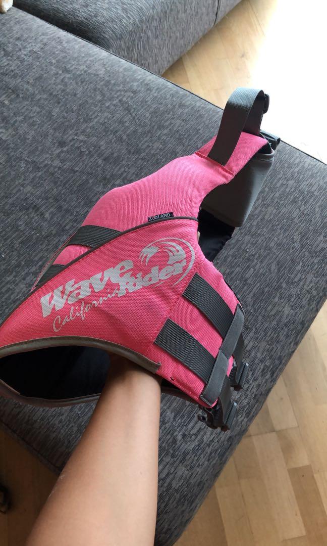 Zooland Life Jacket Pink, 寵物用品, 寵物家品及其他 Carousell