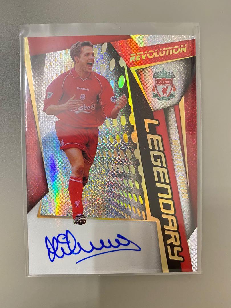 2020-21 Panini Revolution Liverpool Legendary Michael Owen Auto 