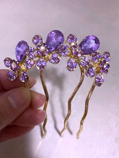 古典紫色閃石髪簪🛒🛍64211550294403110