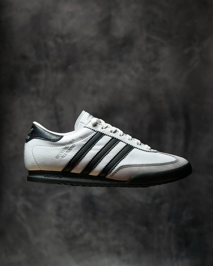 Adidas beckenbauer white and black store