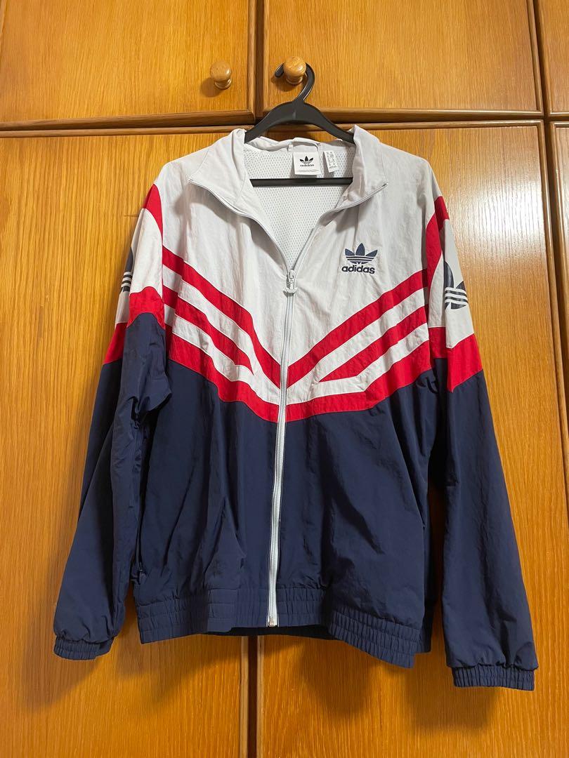 Adidas men's originals sportive colorblocked track jacket on sale