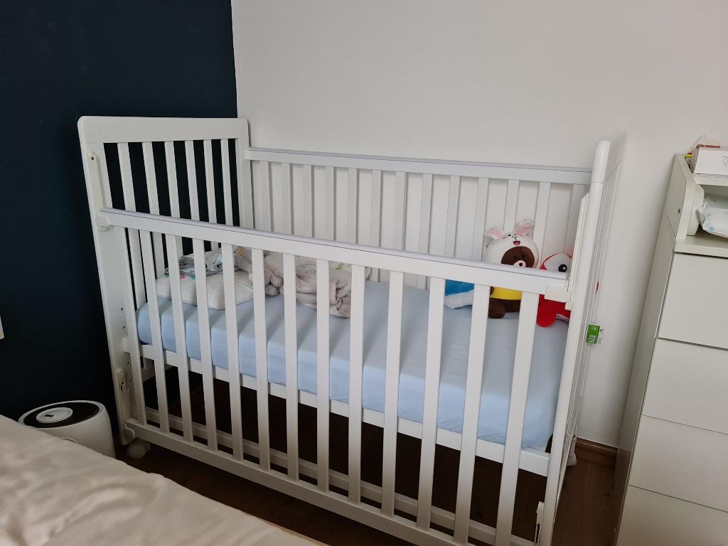 Adjustable Cot with Wheels, Babies & Kids, Baby Nursery & Kids