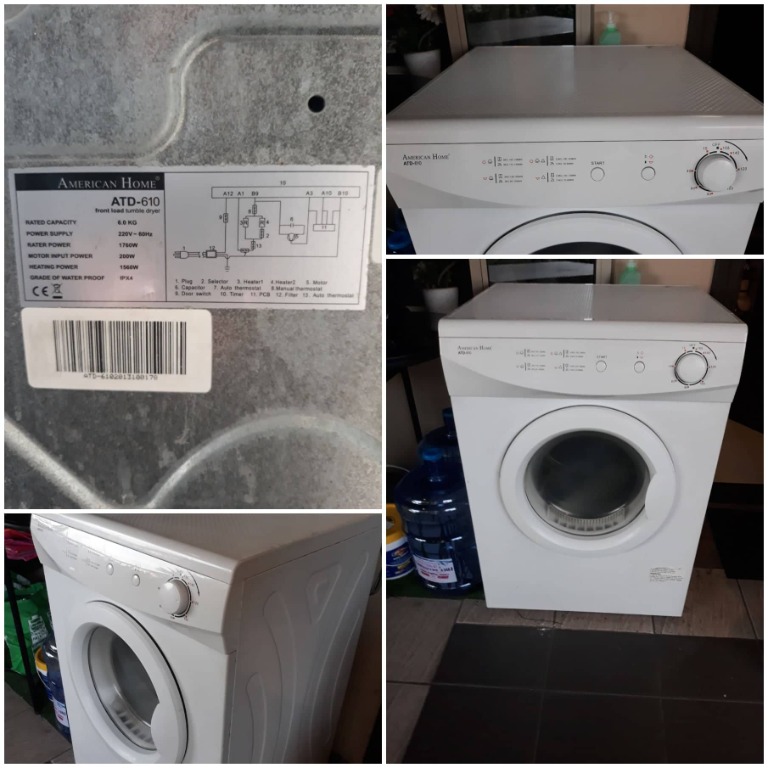 American home front shop load dryer