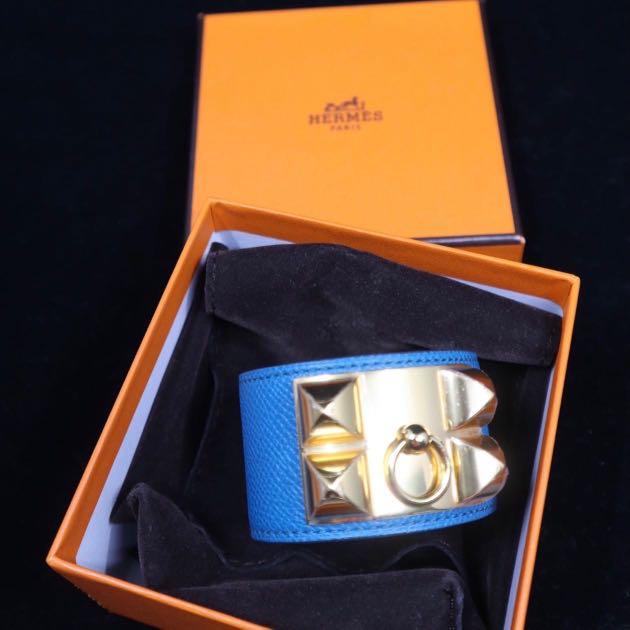 Authentic Hermes CDC blue izmir Preowned like new most protective plastic intact (Category: Luxury Accessories) located in Manila. Submitted by 2ndchancesale (Listing ID 1106195556, Image 1). Description: Authentic Hermes CDC blue izmir epsom ghw Preowned like new in box Most protective plastic intact .