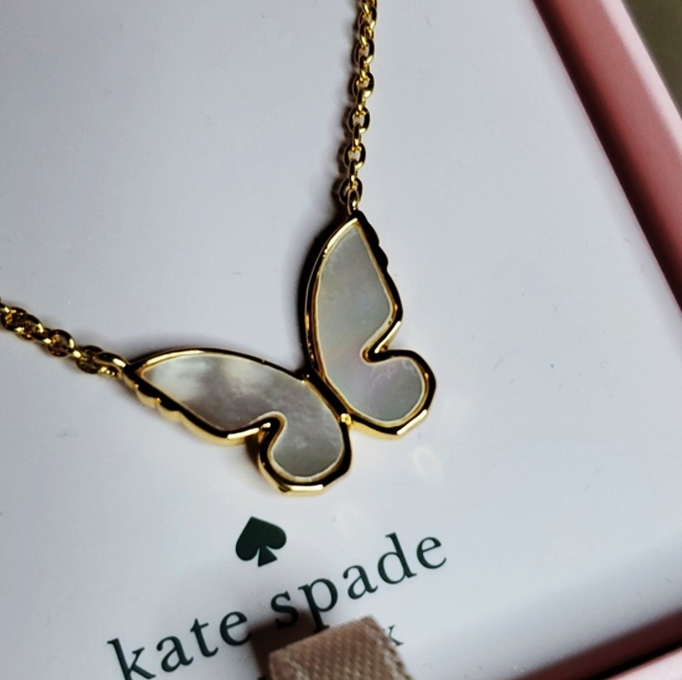 Kate spade sales butterfly necklace