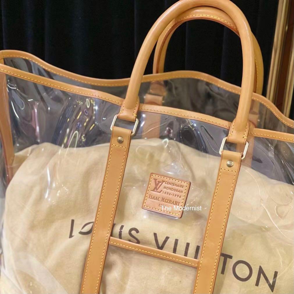 Louis Vuitton Runway 100th Anniversary Isaac Mizrahi 1996 Clear Tote Bag