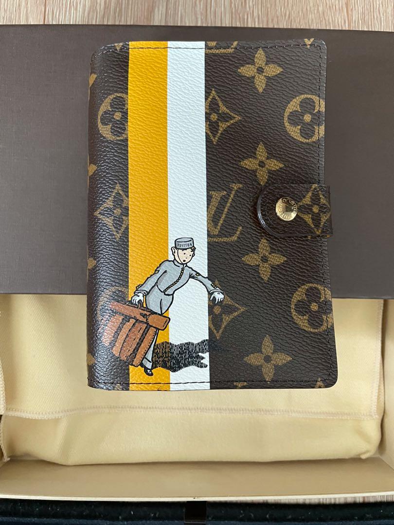 Authentic Louis Vuitton lv Monogram Groom Yellow Mini Agenda PM new rare,  Luxury, Bags & Wallets on Carousell