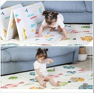 Baby Carpet Play mat Foldable Crawling Carpet Kids Game waterproof soft Floor playmat 
Double Sided Design  with BAG easy to foLD