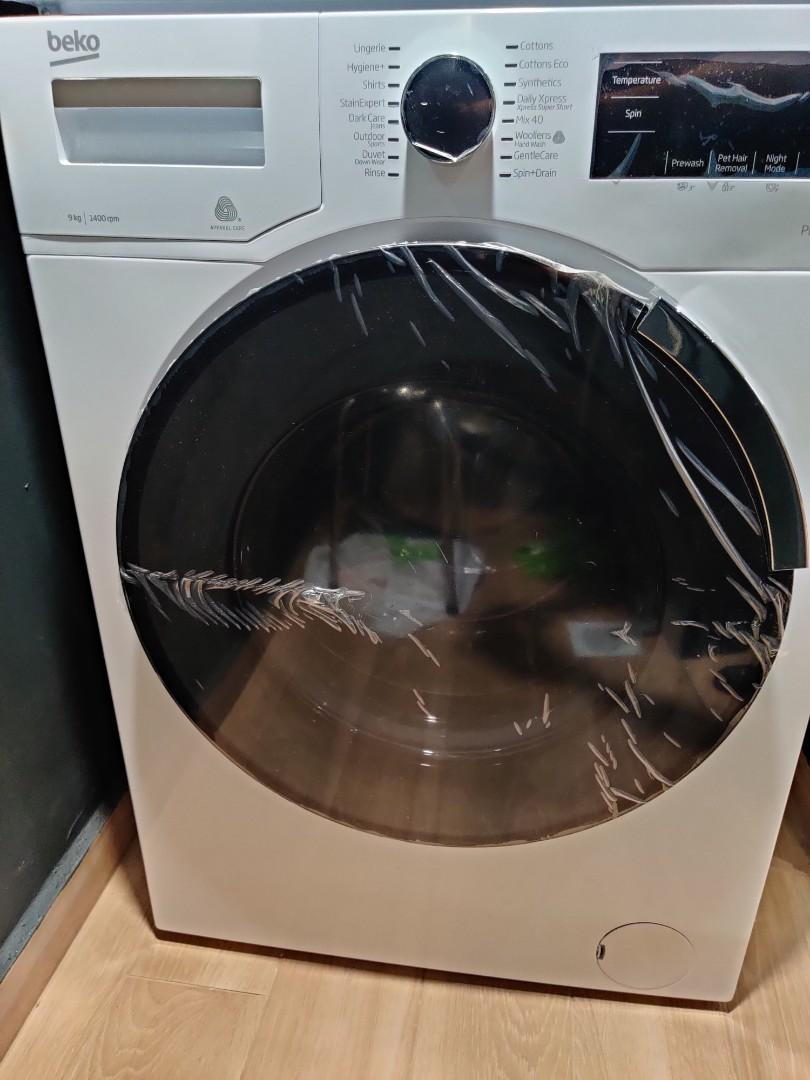 Beko washer and dryer + stacking kit, TV & Home Appliances, Washing