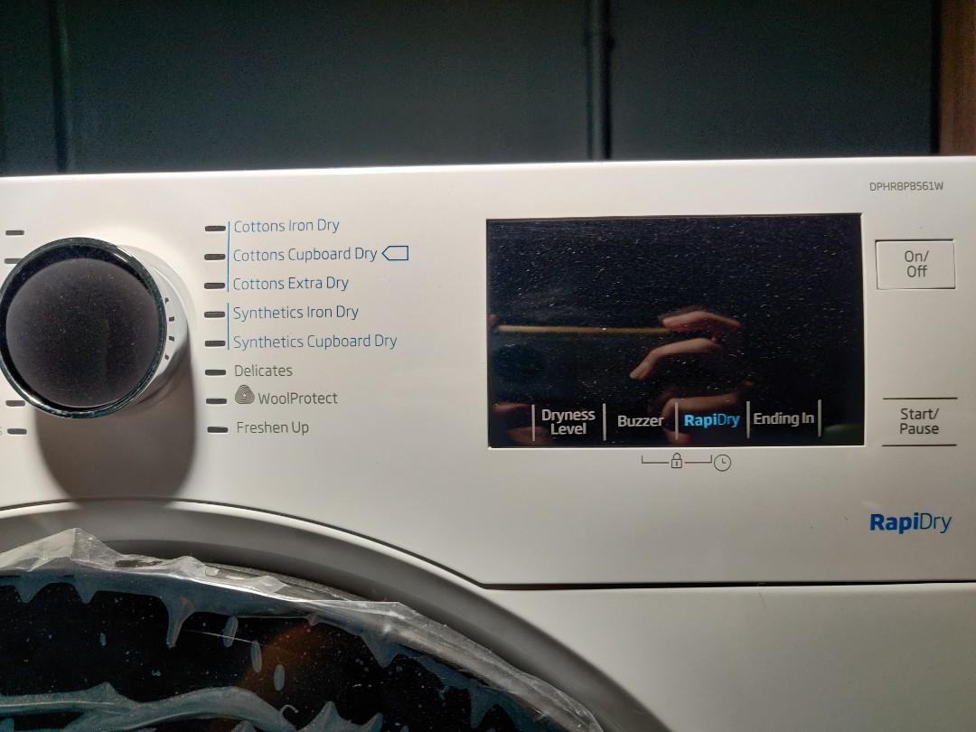 Beko washer and dryer + stacking kit, TV & Home Appliances, Washing