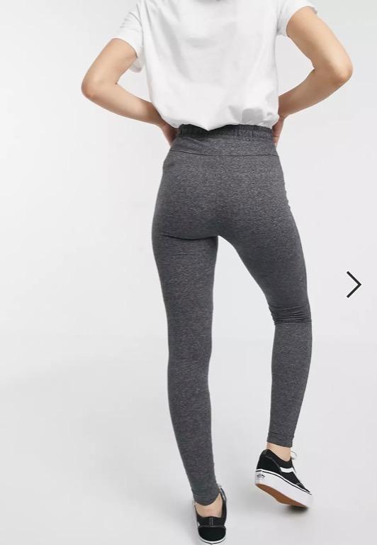 Bershka slim jogger in dark grey