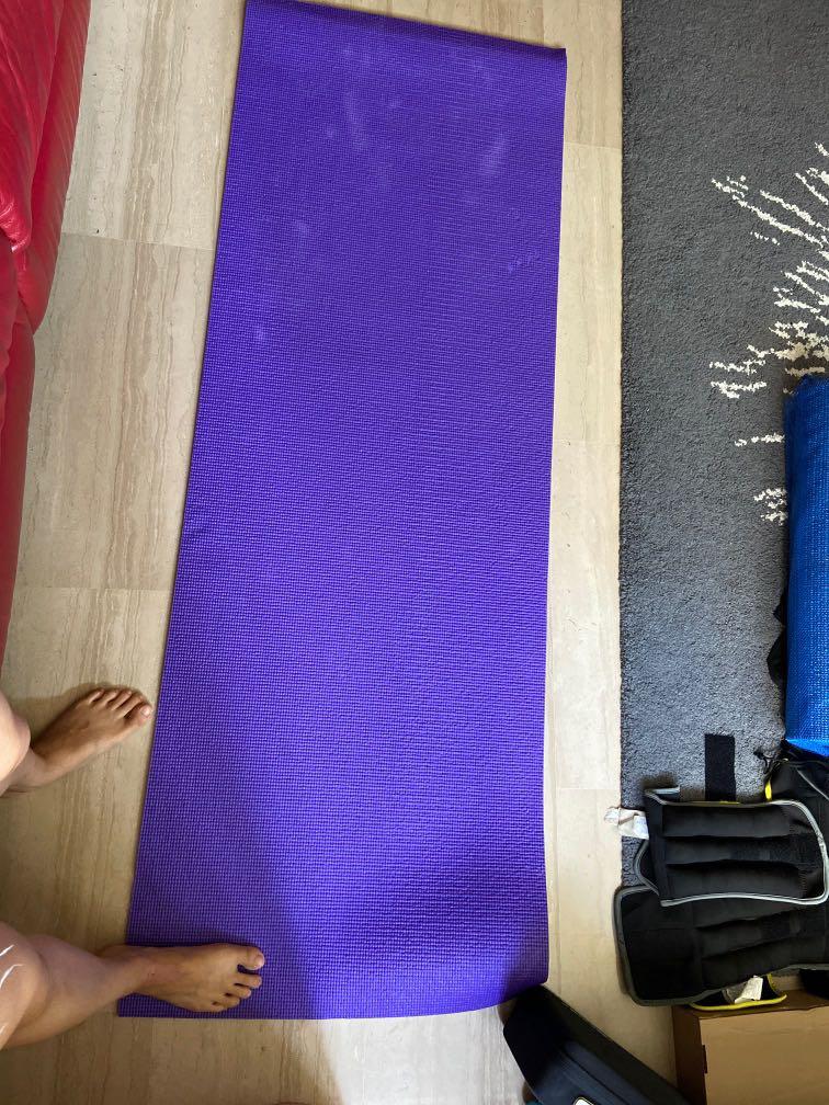 Blue Watsons Yoga Mat, Sports Equipment, Exercise & Fitness, Exercise