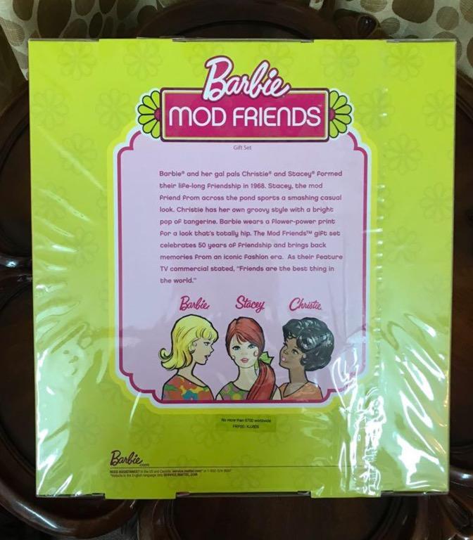 Barbie Mod doll Friends 1968 Reproduction set with repro Stacy and Christie  NRFB