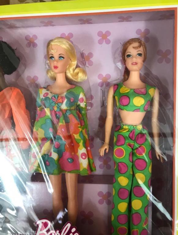 2018 Barbie MOD FRIENDS GIFT SET 1968 Reproduction with Christie
