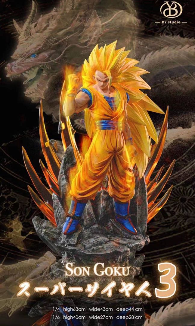 By Studio 龍珠系列第二彈 超級賽亞人3 悟空gk Hunter 興趣及遊戲 玩具 遊戲類 Carousell