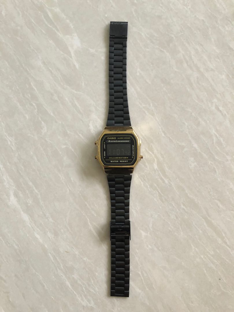Casio black and gold men s fashion watches accessories watches on