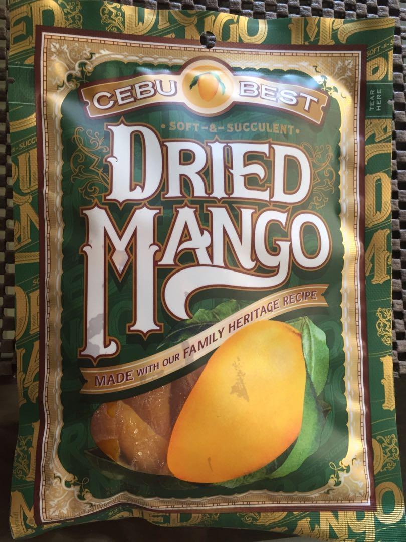 CEBU Best Dried Mangoes 80 Grams, Bundle of 2, Food & Drinks, Packaged & Instant Food on Carousell