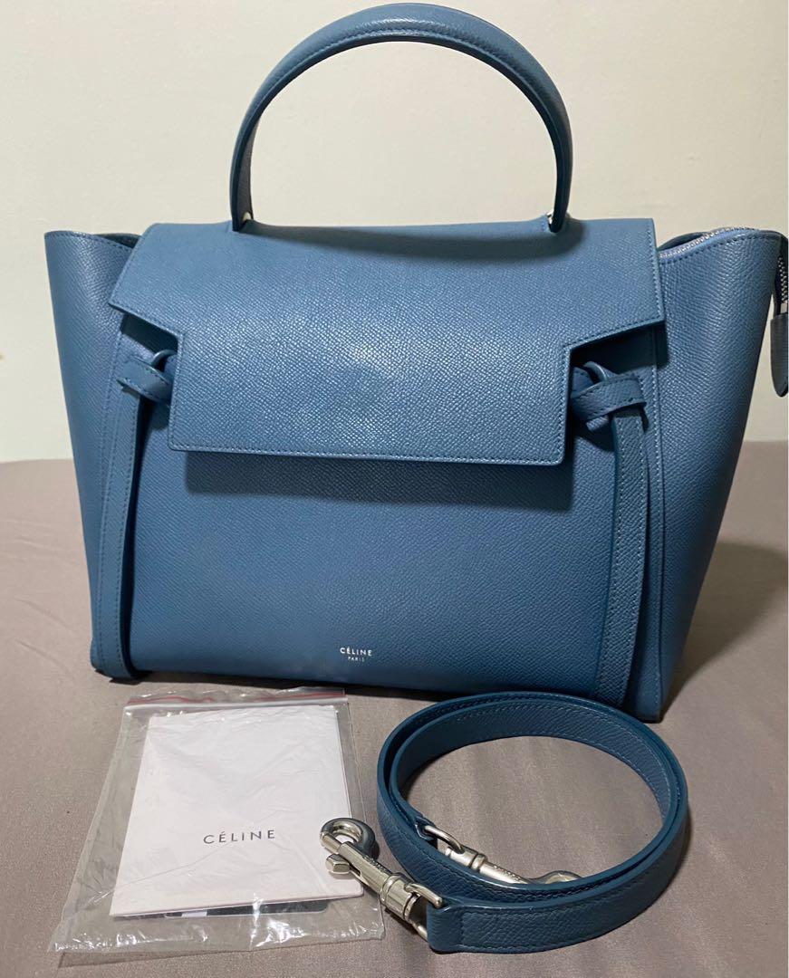 Celine belt bag abyss blue sales