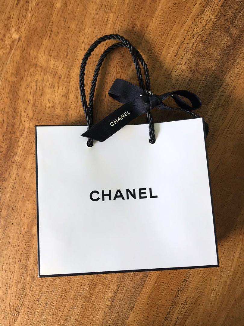 Chanel Paper Bag White Mini Bag - Gift Bag